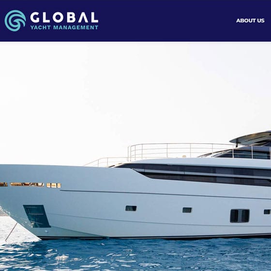 Diseño web Global Yacht Management